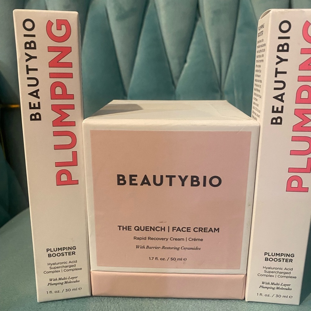BEAUTYBIO BUNDLE OF THREE! The Quench Face Cream and Two Plumping Boosters
